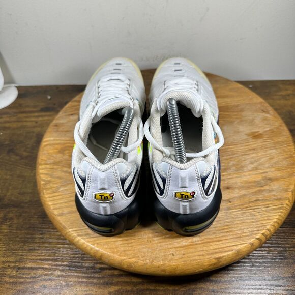 Nike Air Max Plus White Layered Swoosh Women's Size 8.5 Shoes DV7140-100 - Picture 4 of 9